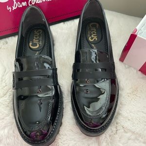 Circus by Sam Edelman Desmond Black Patent Loafers